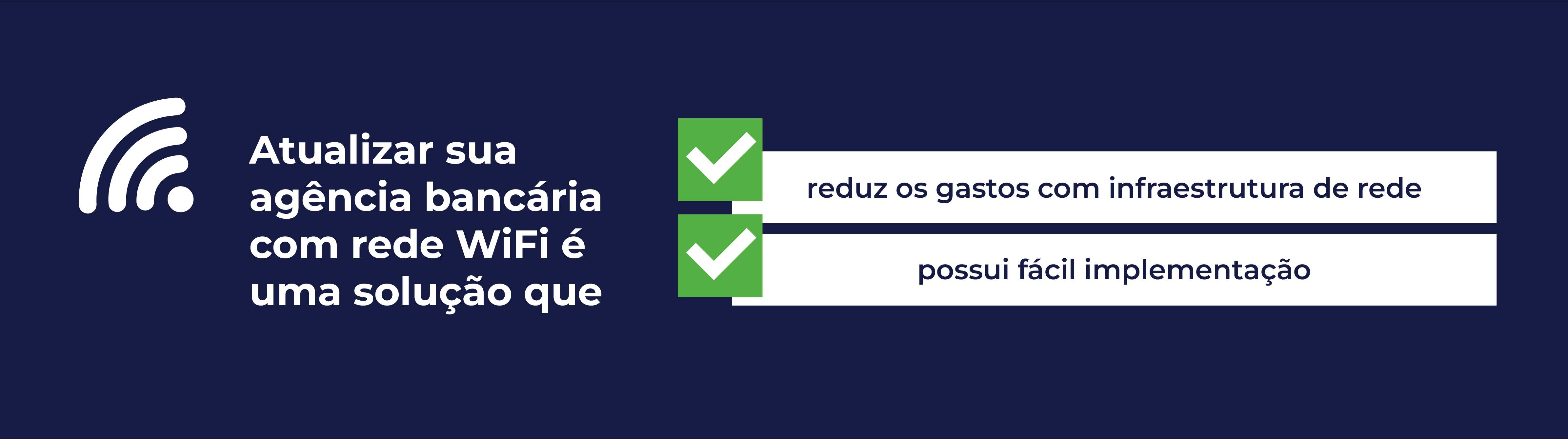 wifi para instituição financeira
